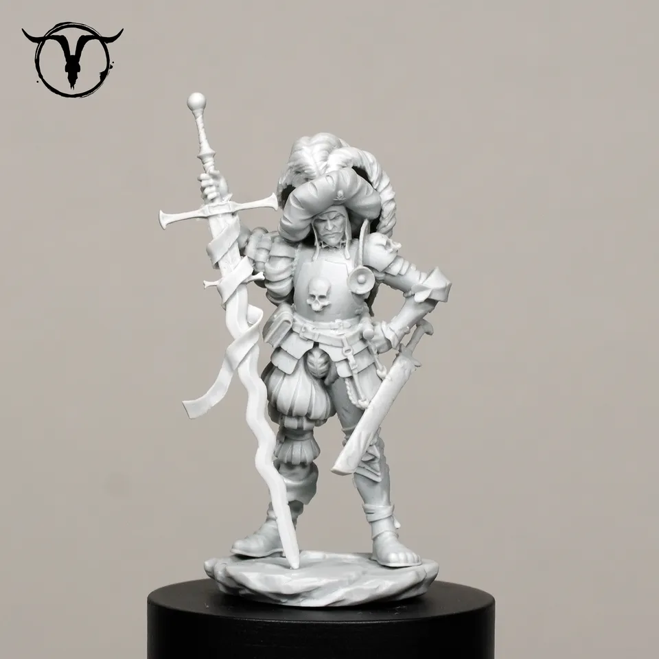 Akelarre Models 35 mm Corwin figurine résine mercenaire 35mm