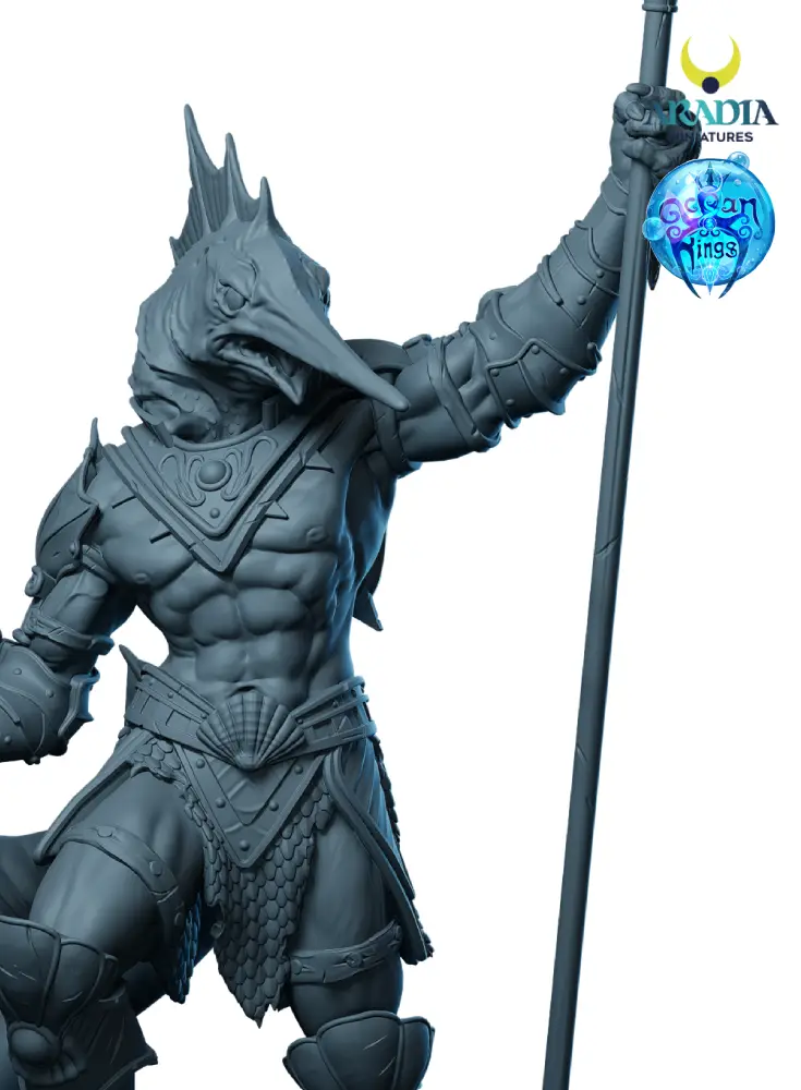 Aradia Minis Ocean Kings Aqualon Bladecrest figurine résine
