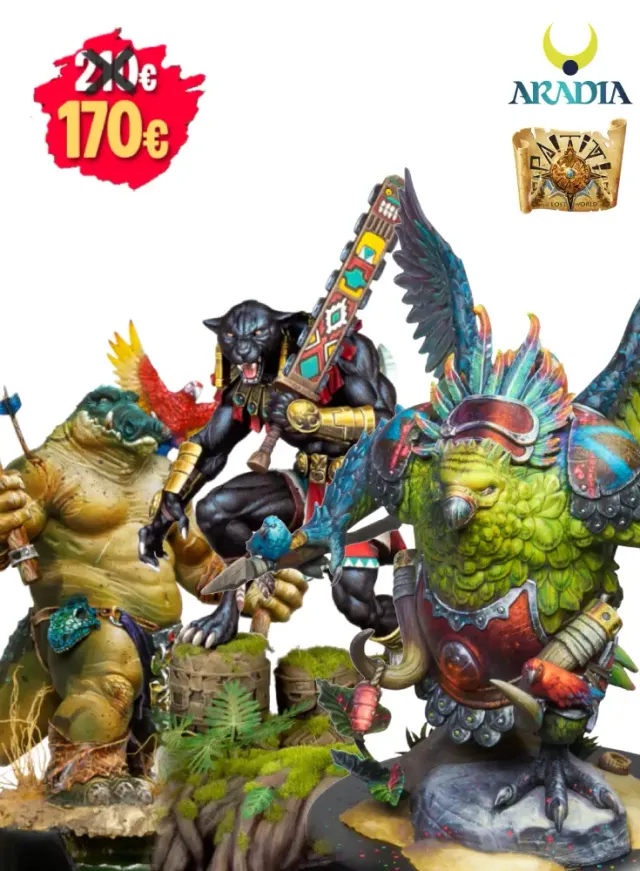 Paititi Jungle Bundle lot figurines résine à peindre