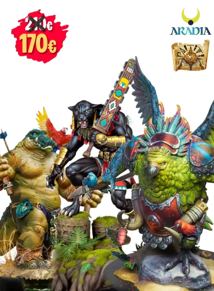 Paititi Jungle Bundle lot figurines résine à peindre