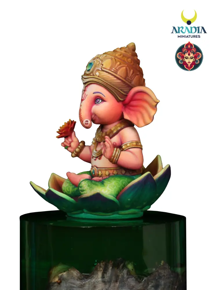 Kali Yuga Ganapati figurine en résine à peindre