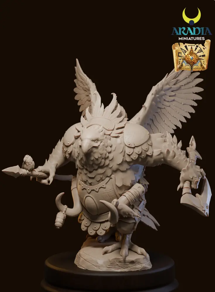 Paititi Vucub Caquix figurine résine 75mm à peindre