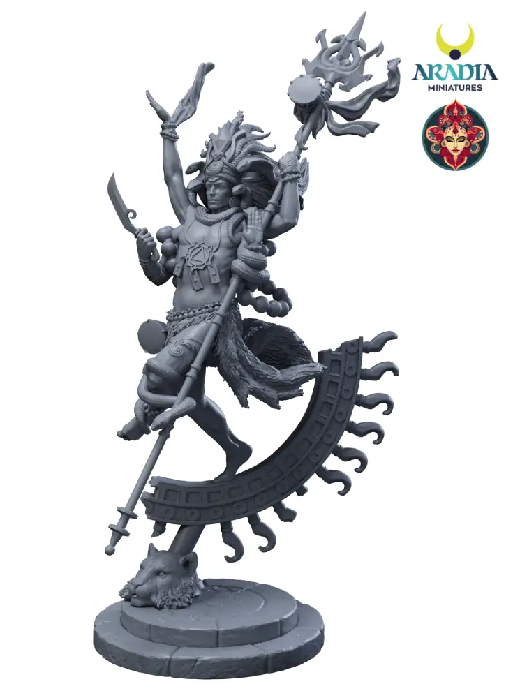 Aradia Minis Kali Yuga Shiva the Destroyer figurine résine à peindre