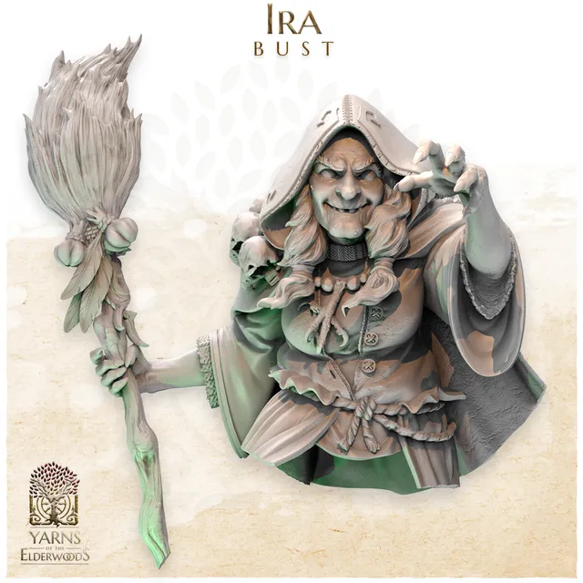 Akelarre Models Ira buste résine sorcière à peindre
