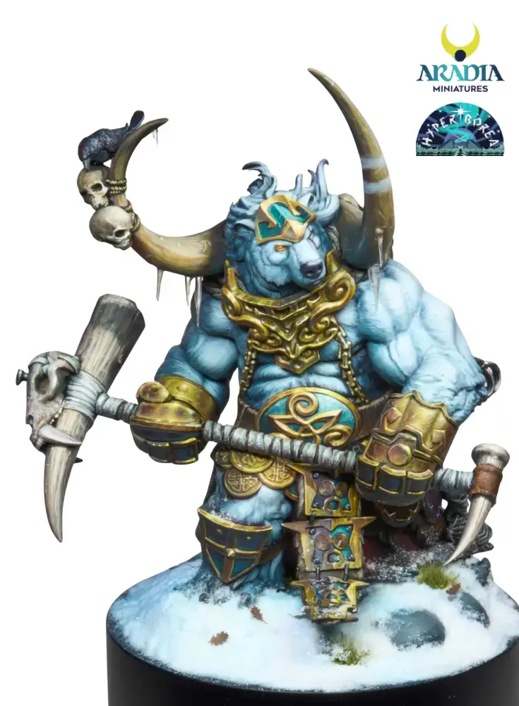 Aradia Minis Hyperborea Björnak figurine en résine à peindre