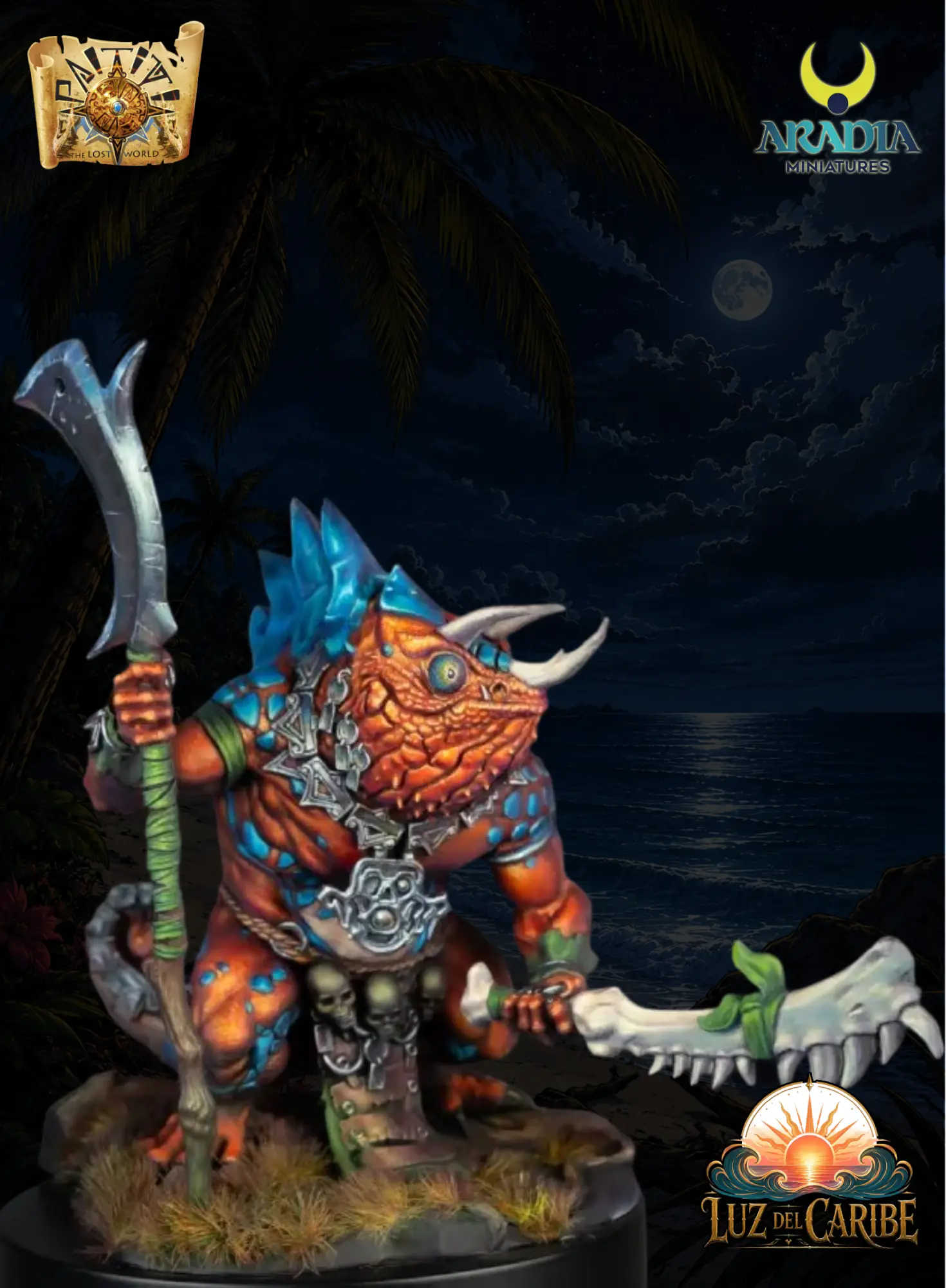 Aradia Classic Fantasy Chamaleogre figurine résine ogre