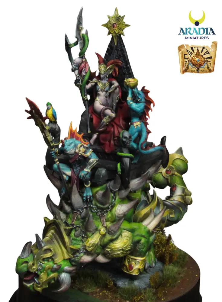 Aradia Minis Paititi Coya Cuzca figurine résine reine