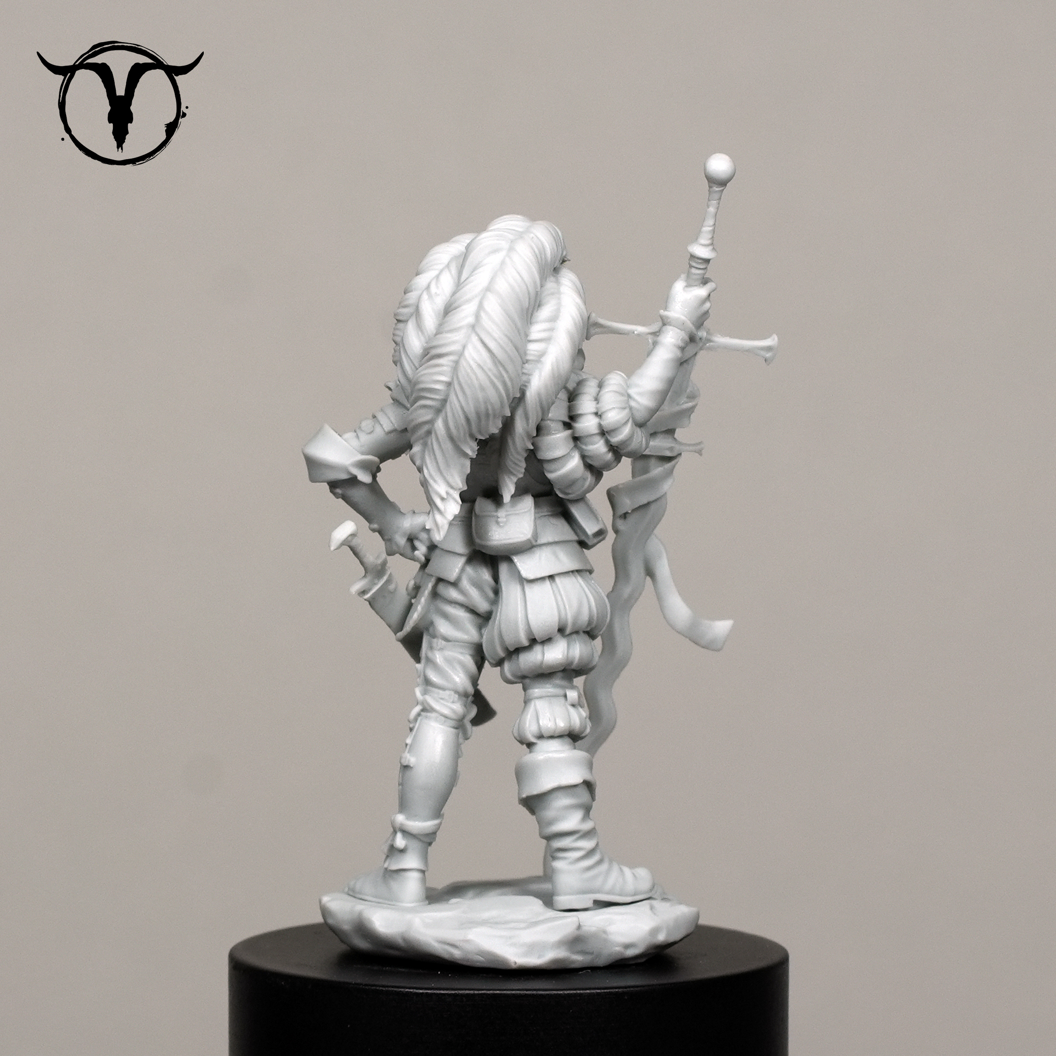 Akelarre Models 35 mm Corwin figurine résine mercenaire 35mm