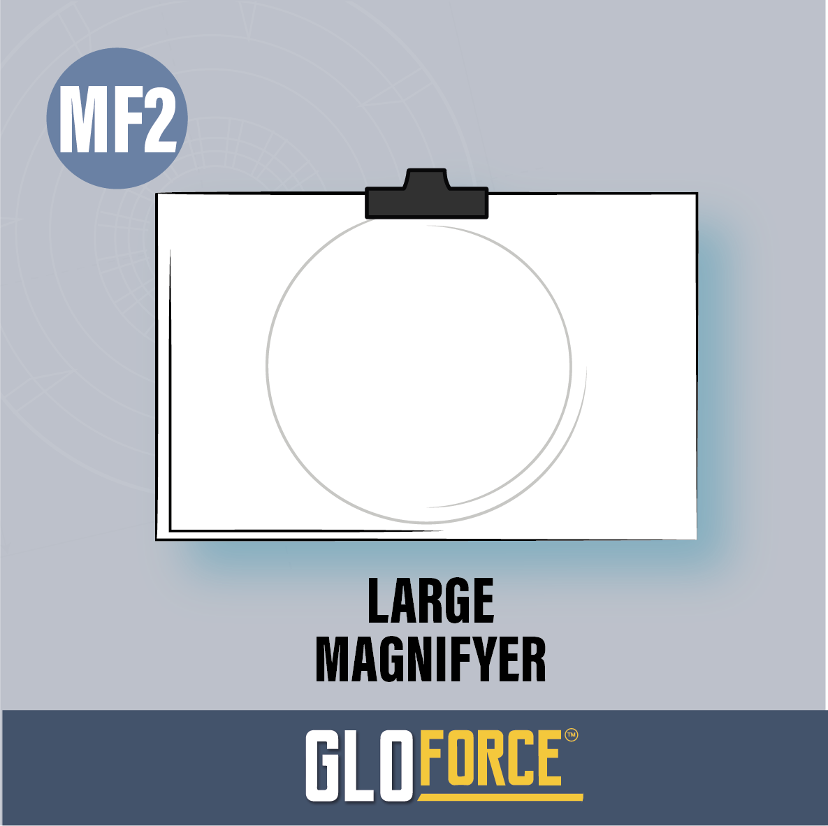 Gloforce Magnify MF2 loupe large 4x 145x250 mm