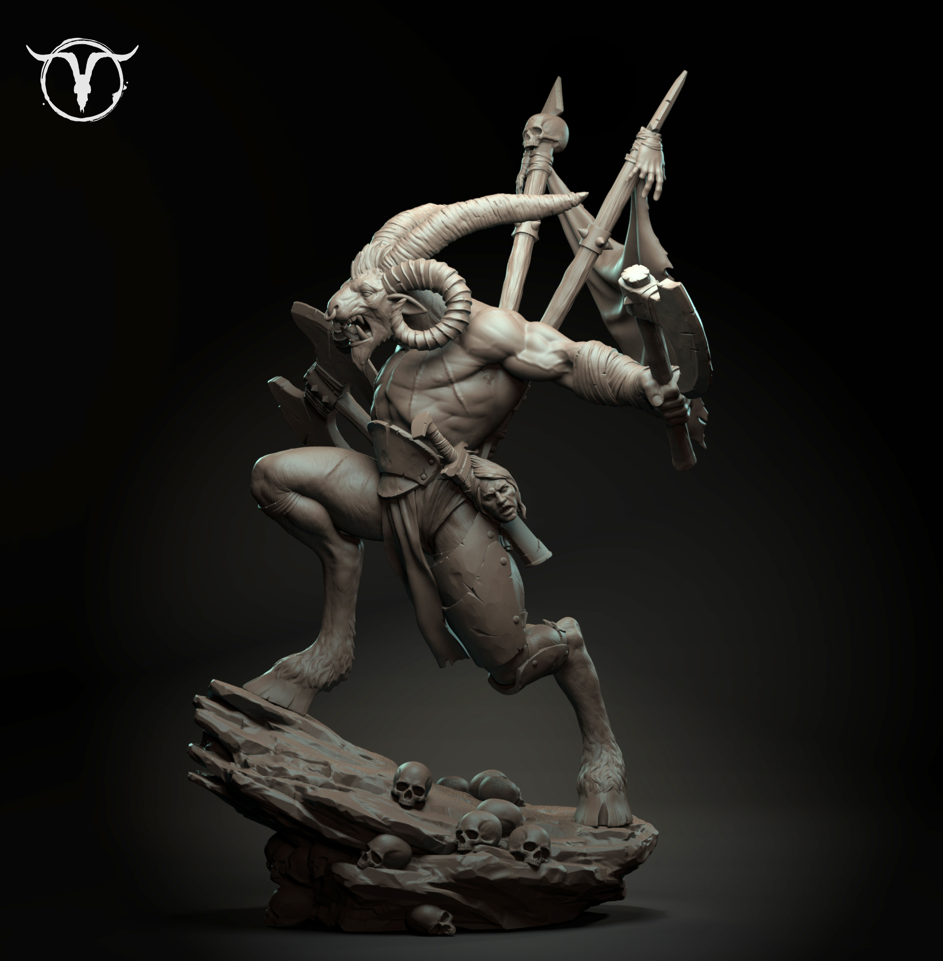 Akelarre 75/80mm Vorgak Elderbeast figurine résine