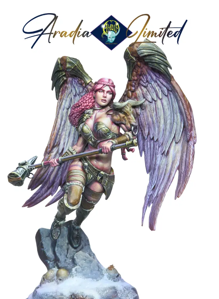 Hyperborea Brynhildr figurine résine valkyrie