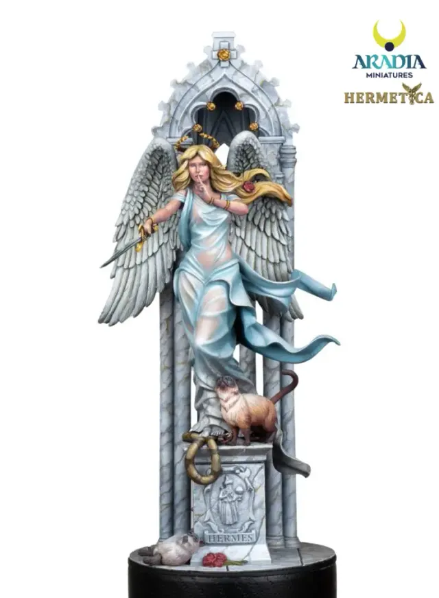 Hermetica Myriam figurine en résine à peindre Aradia