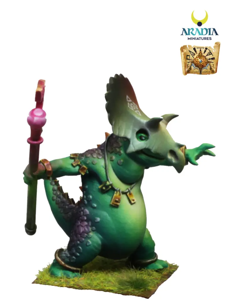 Paititi Bufosaur figurine résine à peindre créature