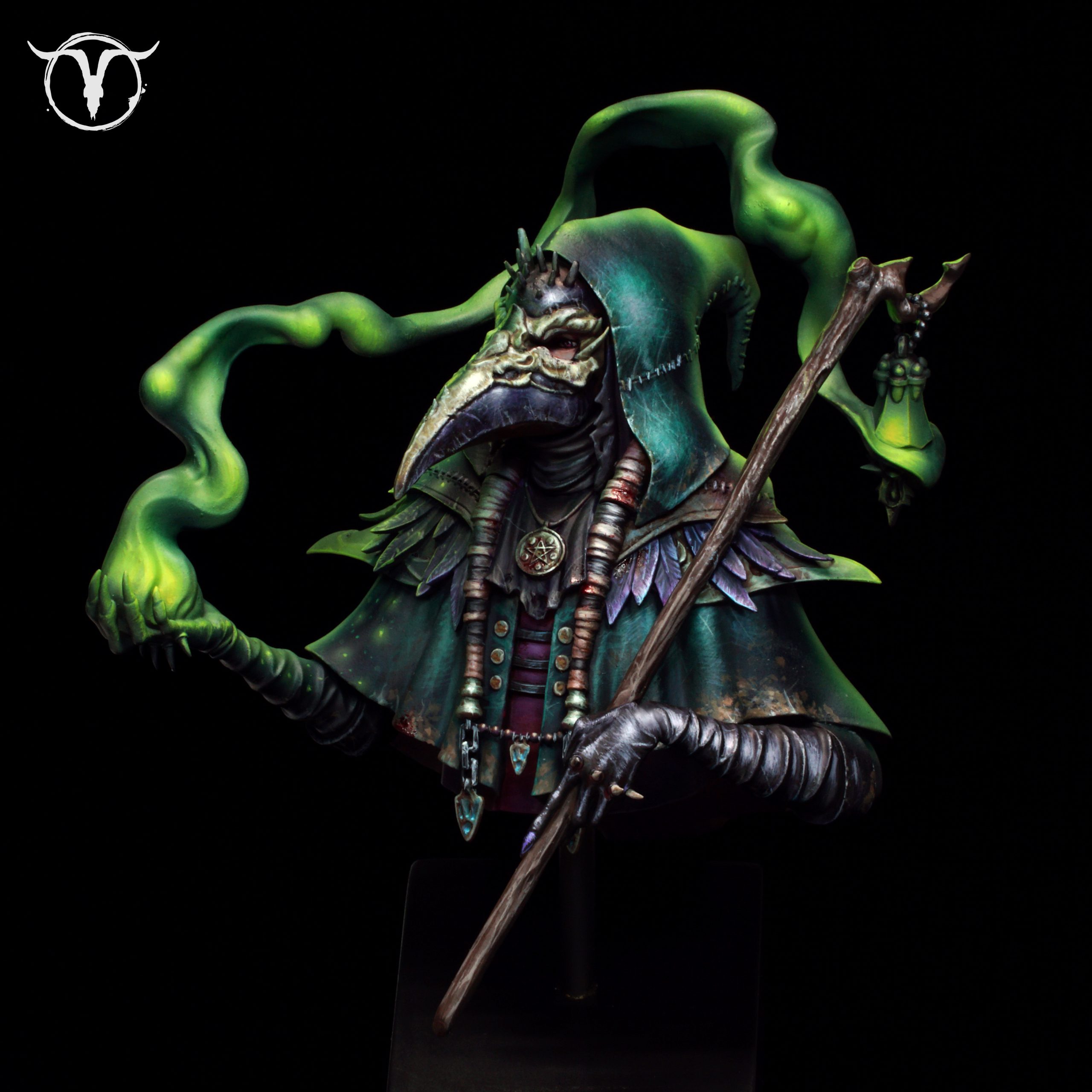 Akelarre Models Busts buste Circe Plague Doctor résine
