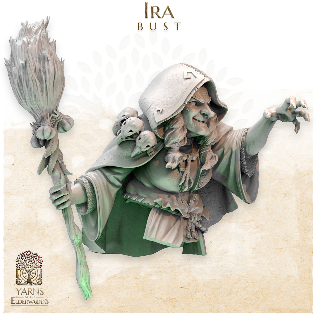 Akelarre Models Ira buste résine sorcière à peindre