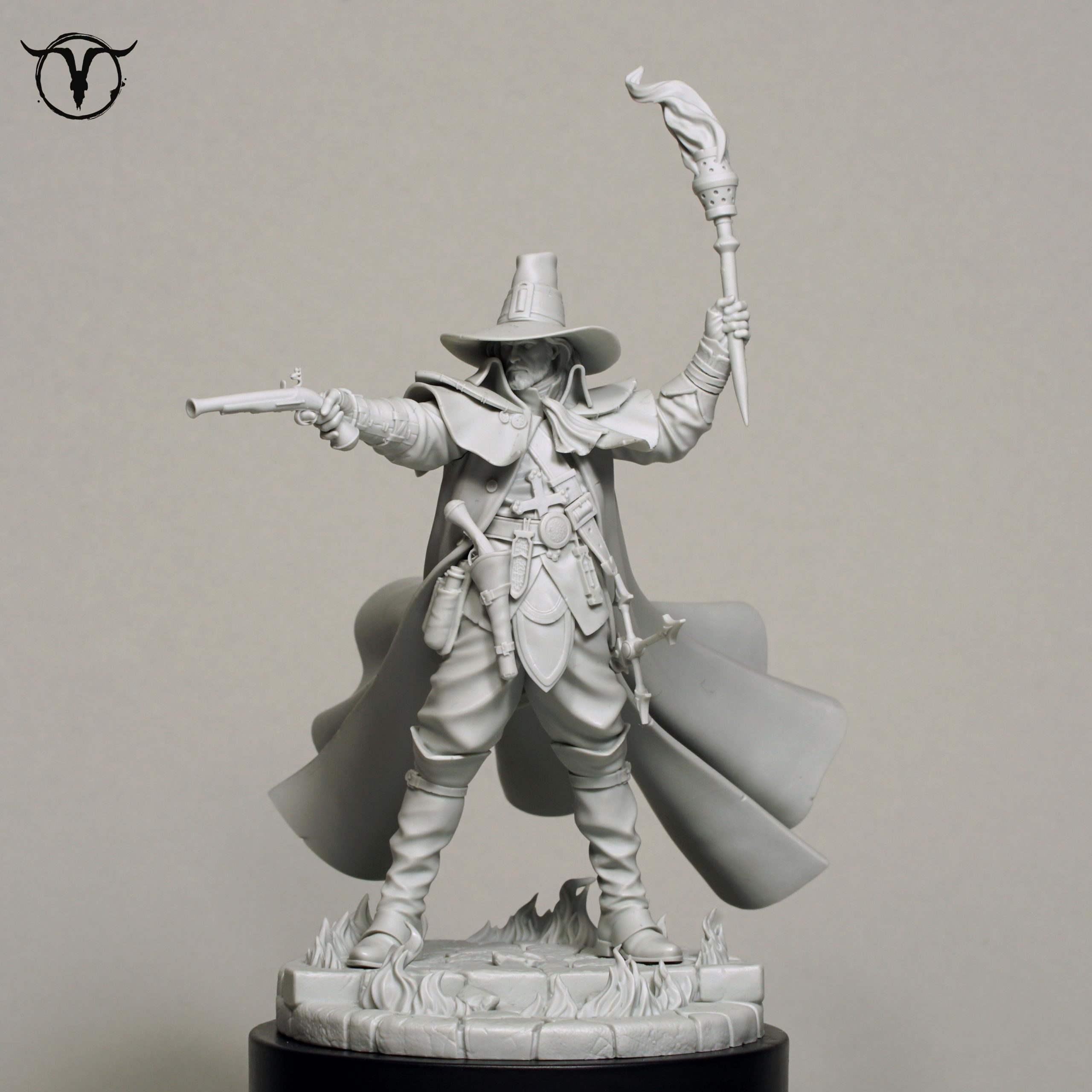 Akelarre Models 75/80 mm Vicktor Darkbane figurine résine 80mm