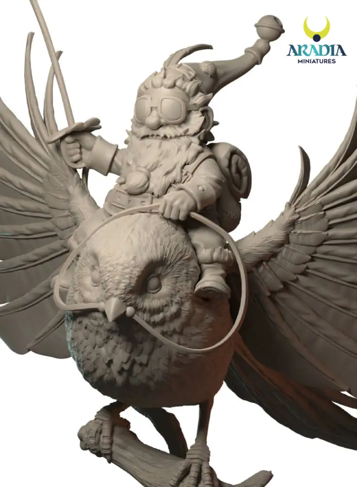 Aradia Classic Bruno long-tailed-tit figurine résine à peindre