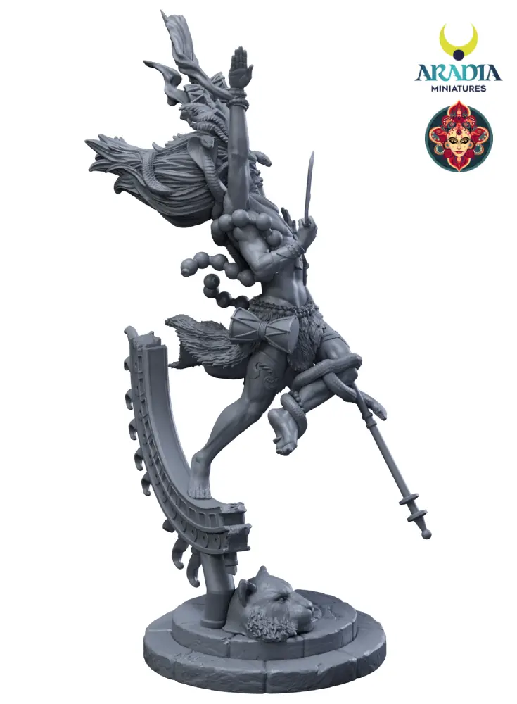 Aradia Minis Kali Yuga Shiva the Destroyer figurine résine à peindre
