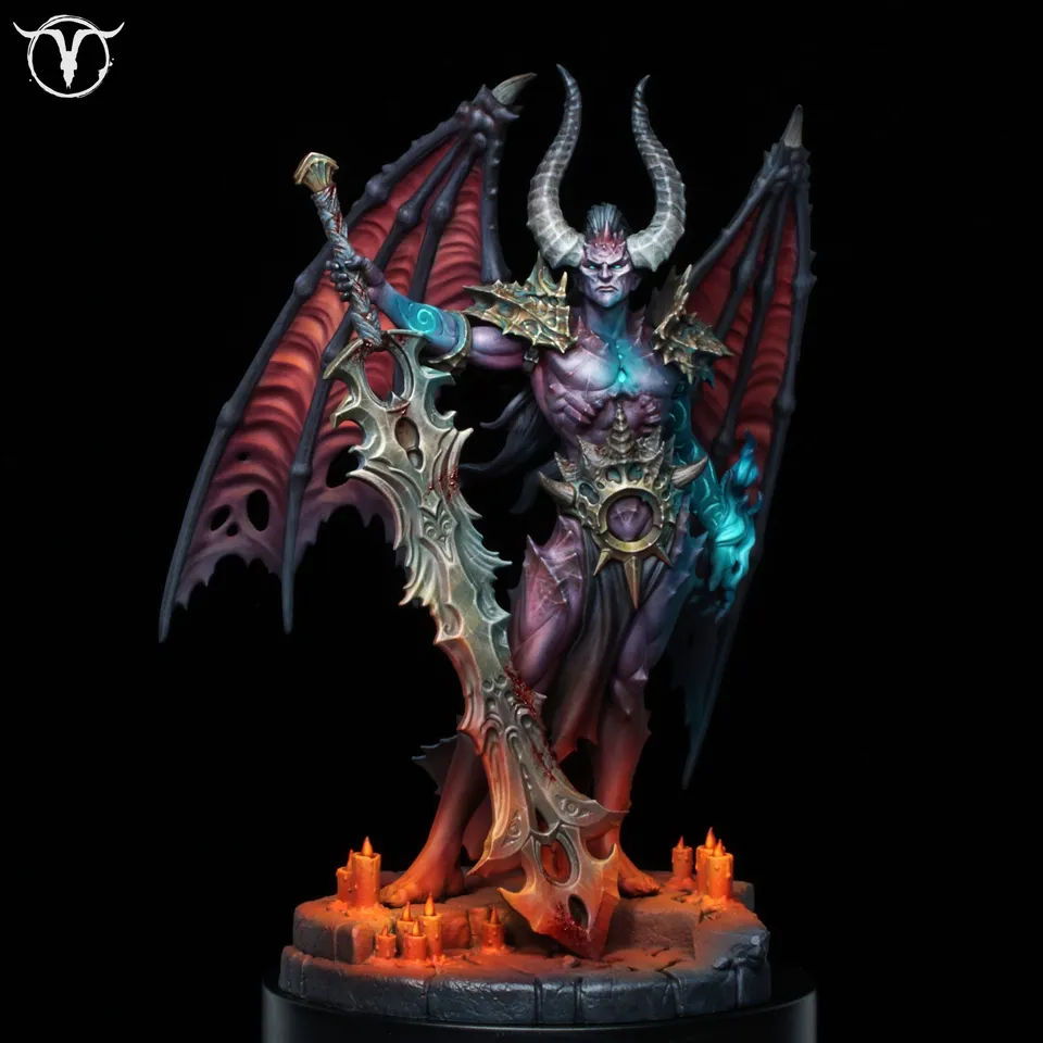 Akelarre Models Belial Prince of Hell figurine résine 75mm