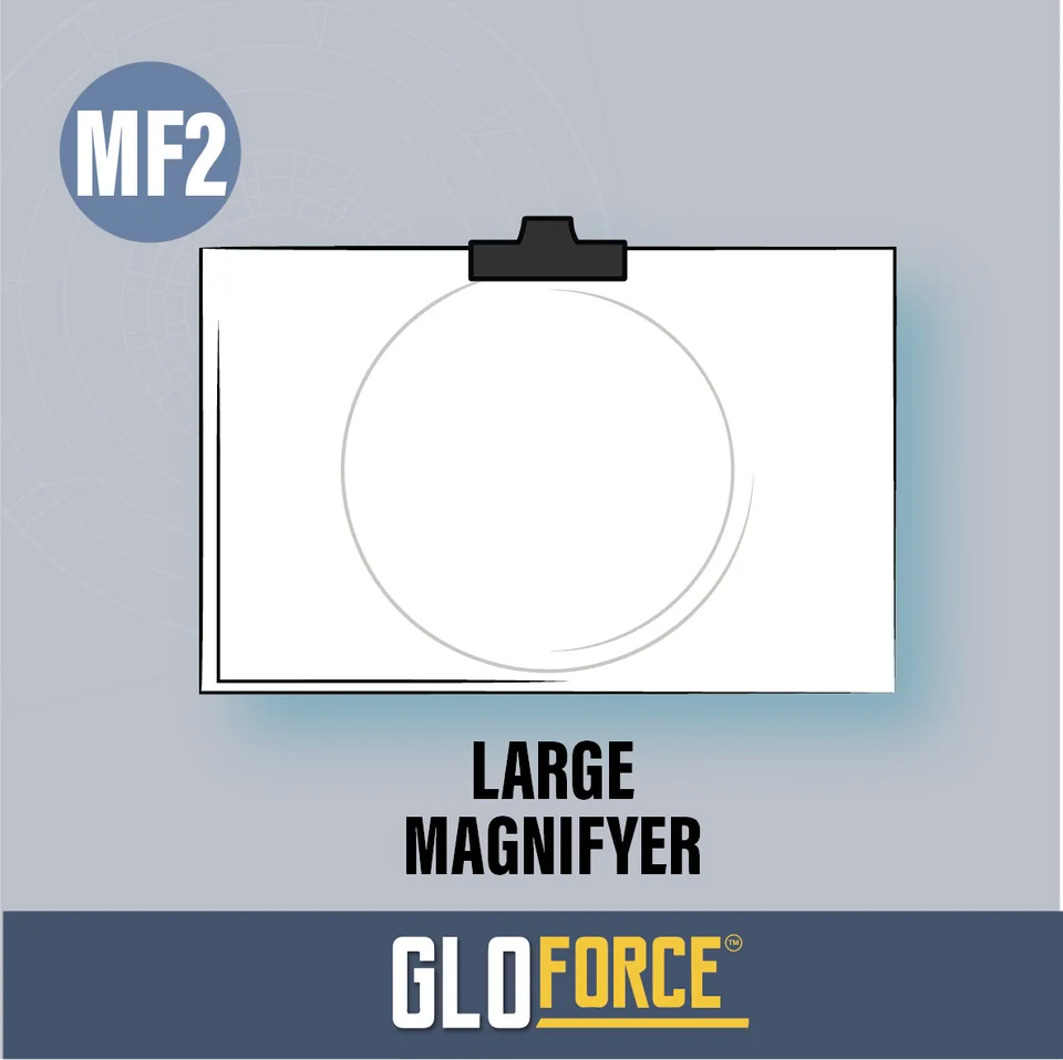Gloforce Magnify MF2 loupe large 4x 145x250 mm