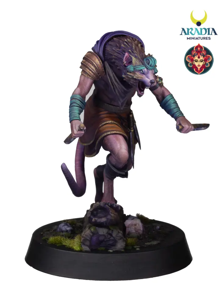 Aradia Minis Kali Yuga Mushika figurine résine à peindre