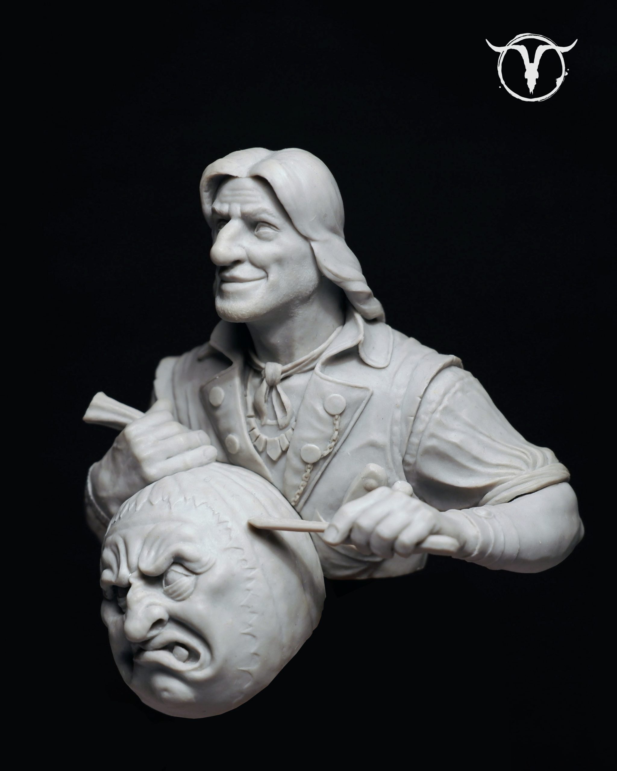 Akelarre Models Lucien Pumpkin Carver buste résine Halloween