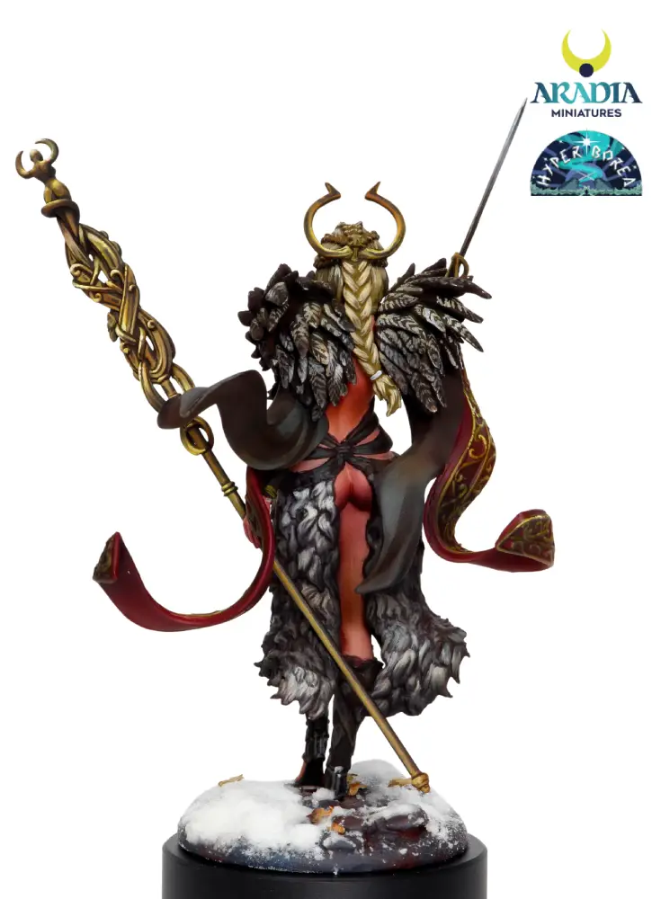 Aradia Minis Hyperborea Freya figurine résine déesse nordique