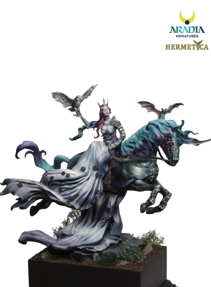 Aradia Minis Hermetica Lady of the Black Rose figurine résine