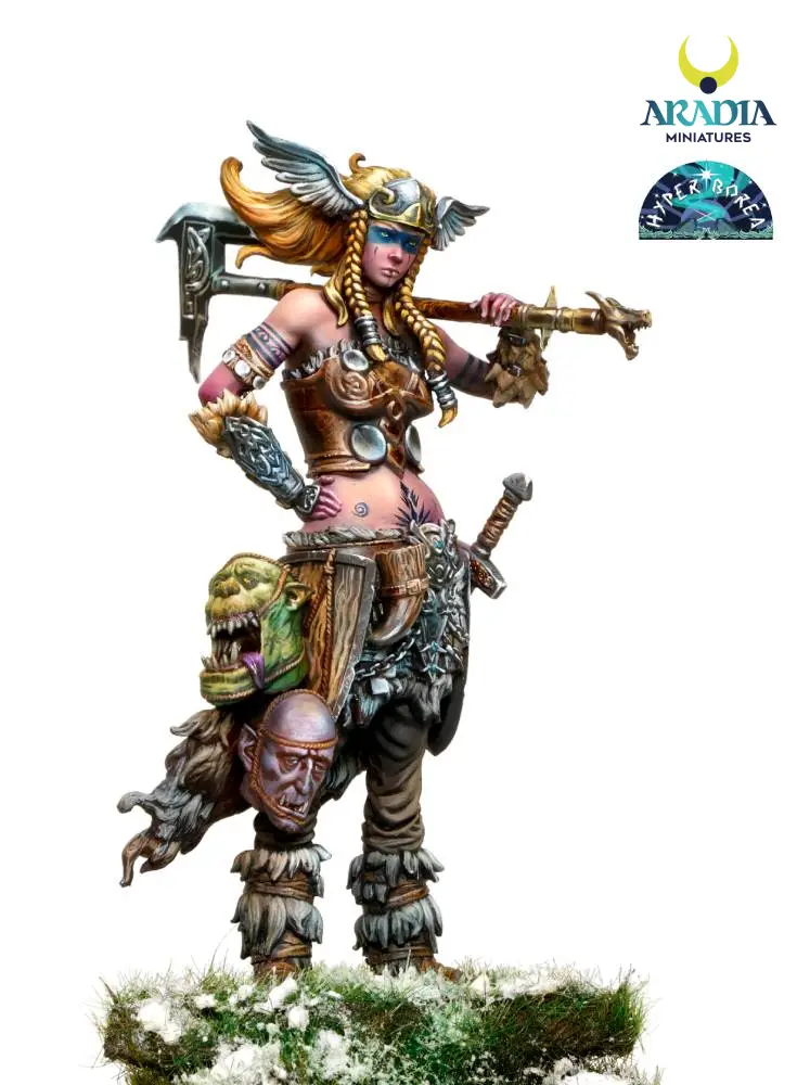 Aradia Minis Hyperborea Eyra figurine en résine 75mm à peindre