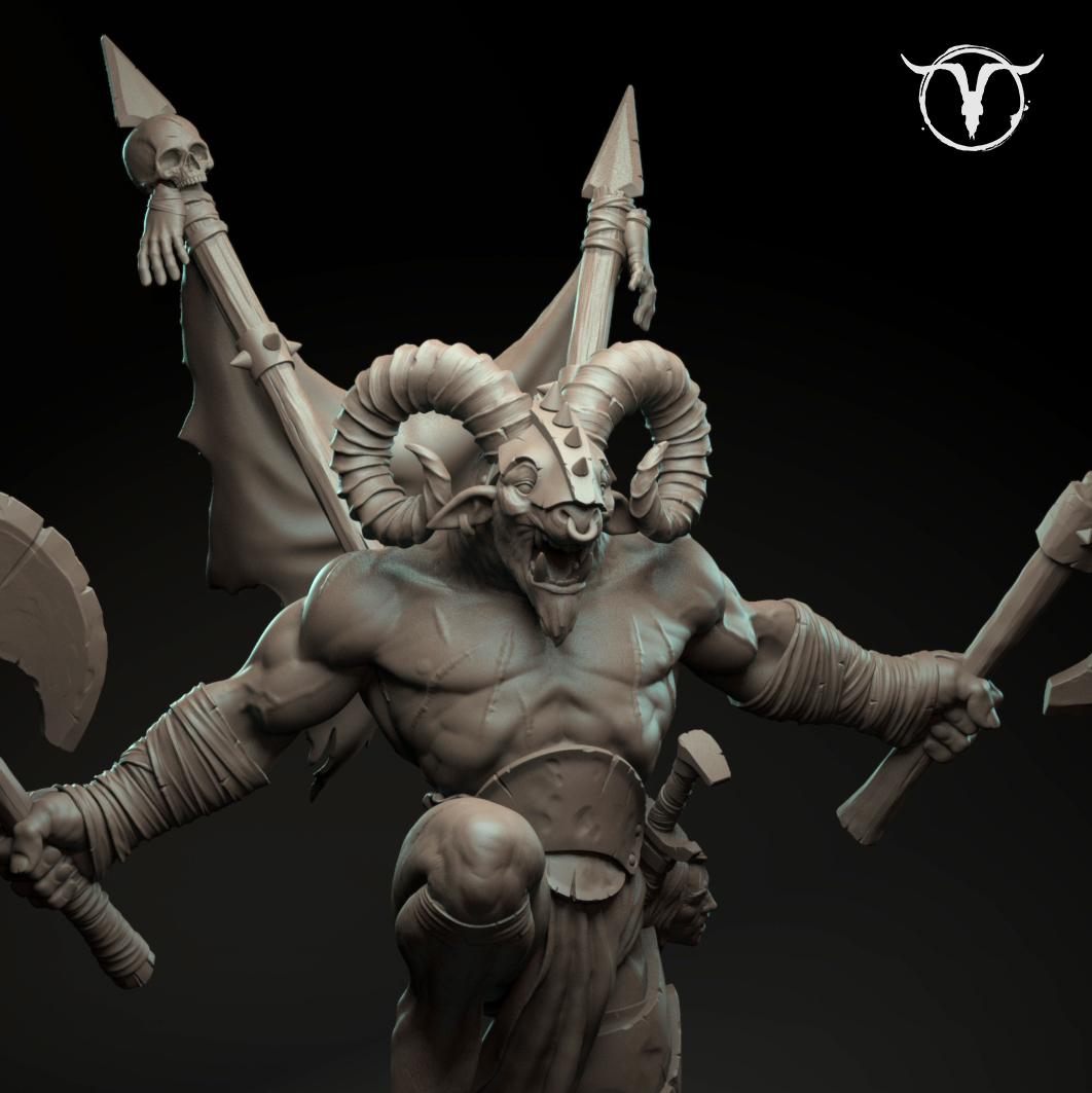 Akelarre 75/80mm Vorgak Elderbeast figurine résine