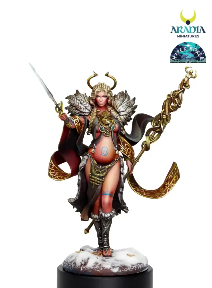 Aradia Minis Hyperborea Freya figurine résine déesse nordique