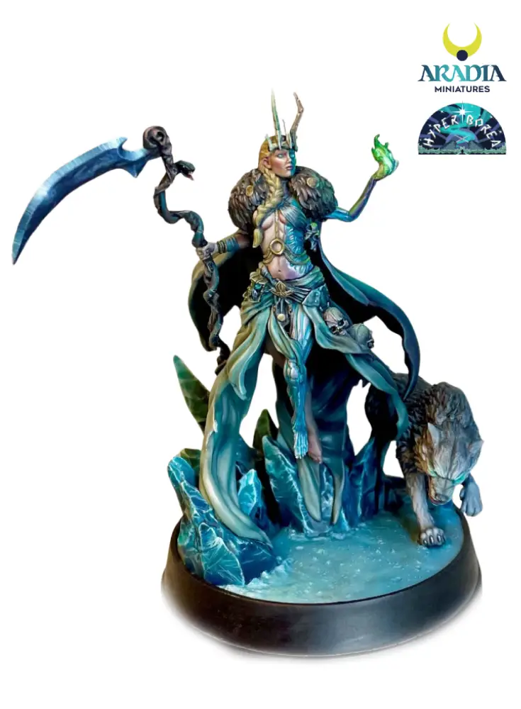 Aradia Minis Hyperborea Hel figurine résine déesse nordique