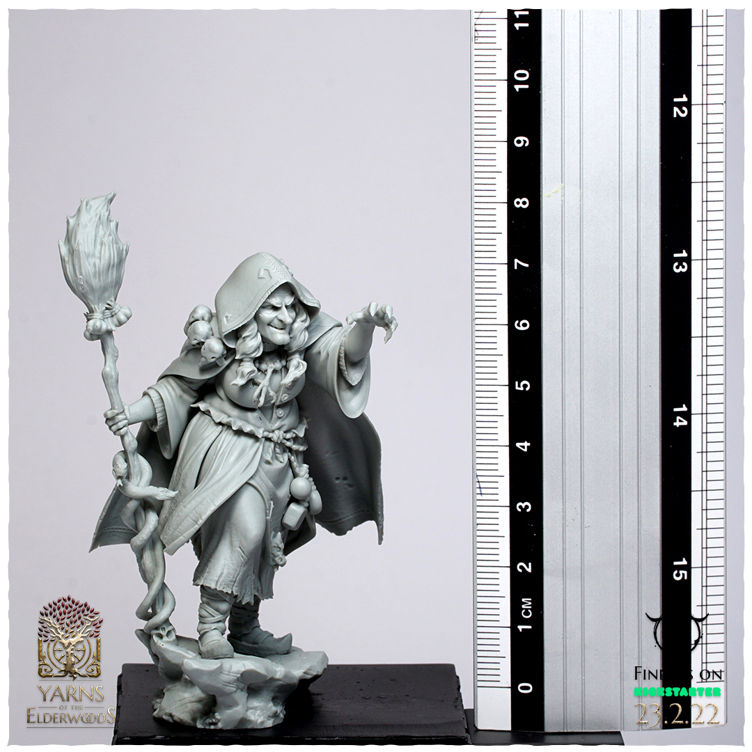 Akelarre Models 75/80 mm Ira figurine sorcière 75mm résine