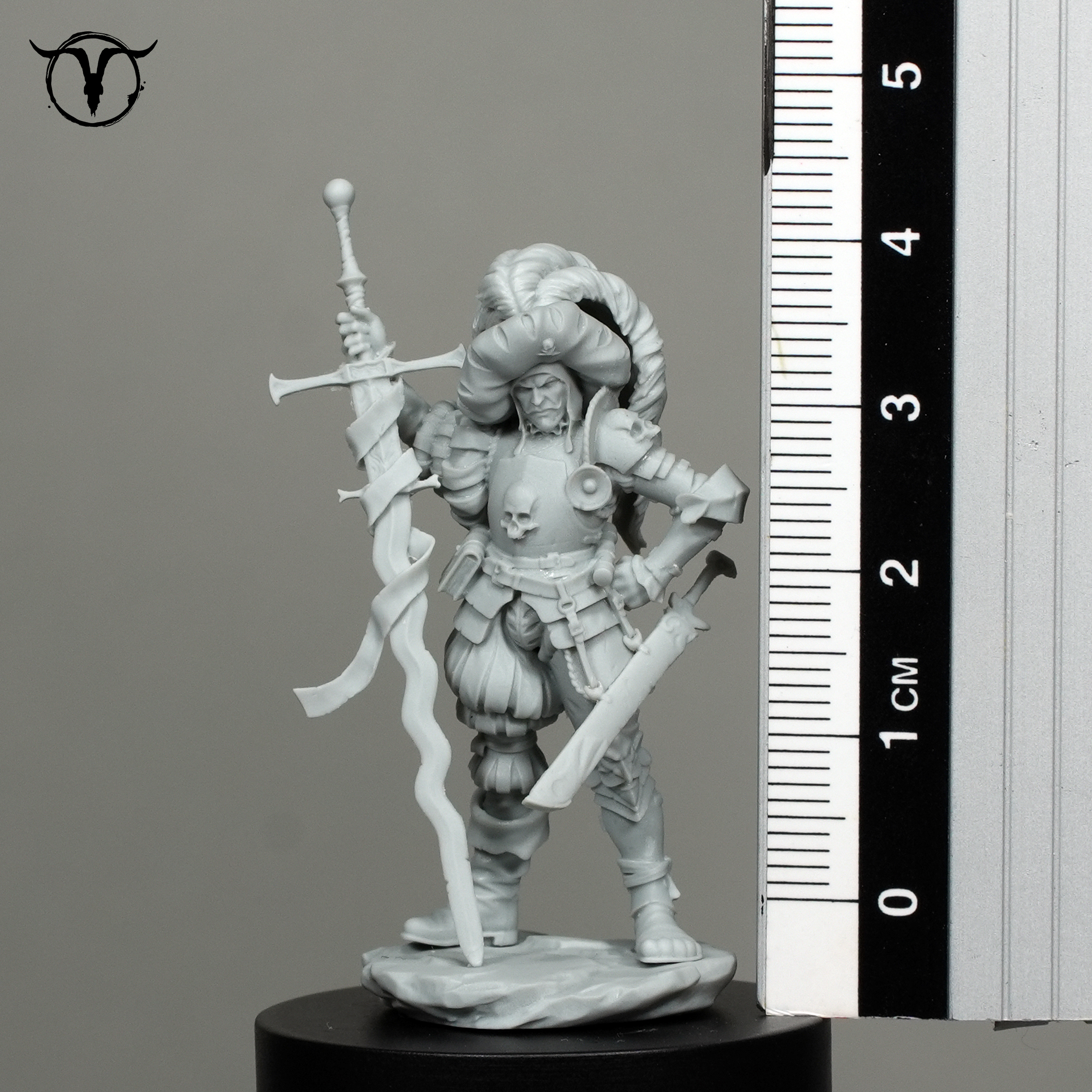Akelarre Models 35 mm Corwin figurine résine mercenaire 35mm