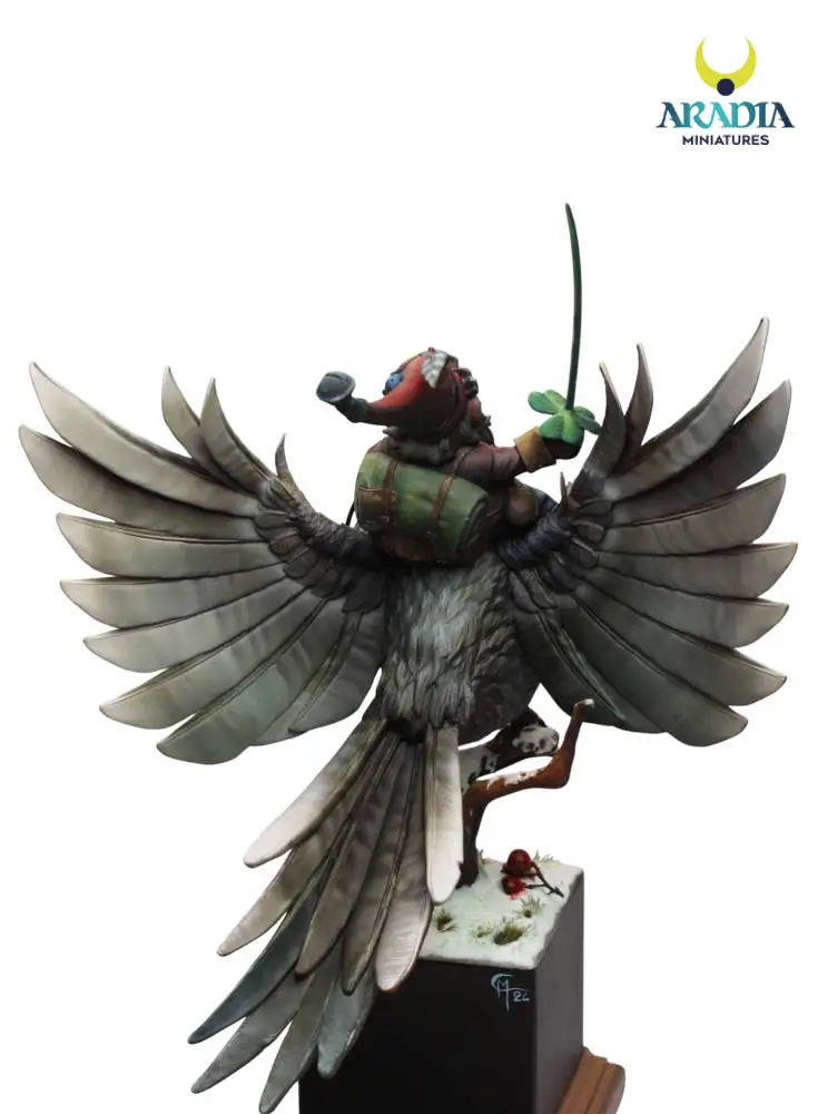 Aradia Classic Bruno long-tailed-tit figurine résine à peindre
