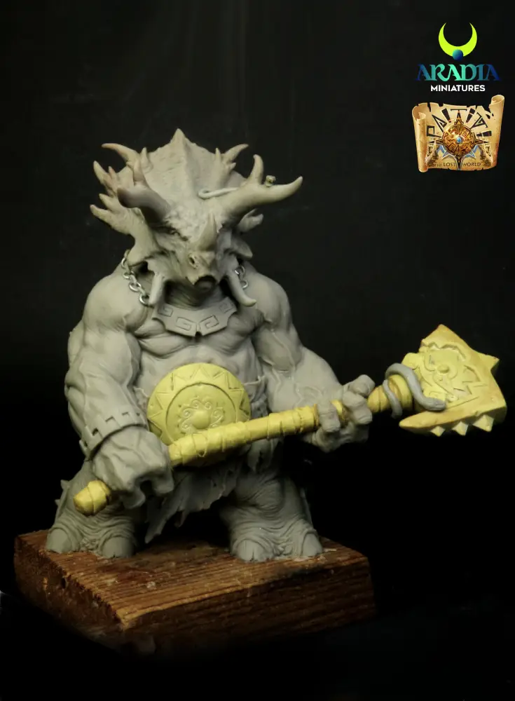 Aradia Minis Paititi Tricebestigon figurine résine à peindre