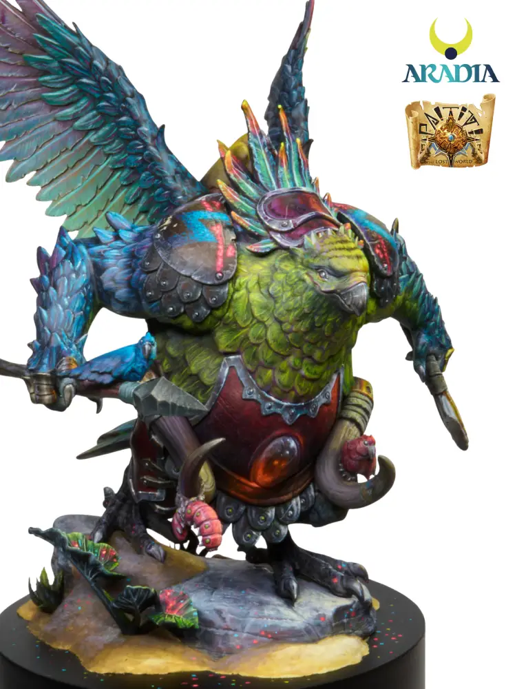 Paititi Vucub Caquix figurine résine 75mm à peindre