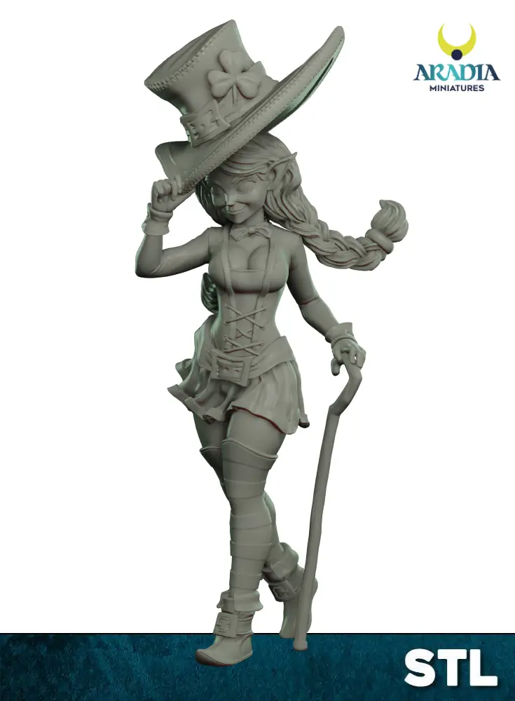 Aradia Minis Classic Fantasy Eilis STL figurine résine à peindre