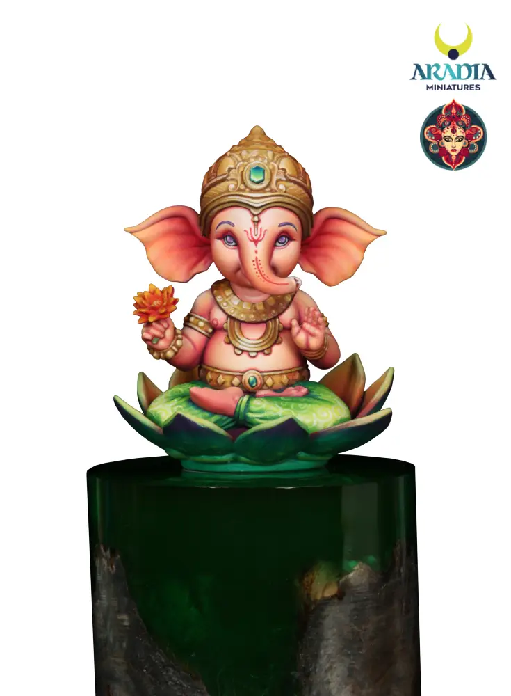 Kali Yuga Ganapati figurine en résine à peindre