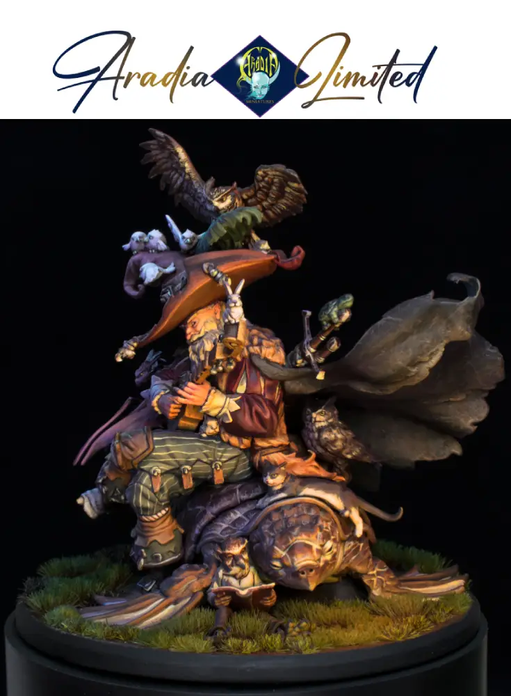 Aradia Classic Fantasy The Storyteller figurine résine 75mm barde