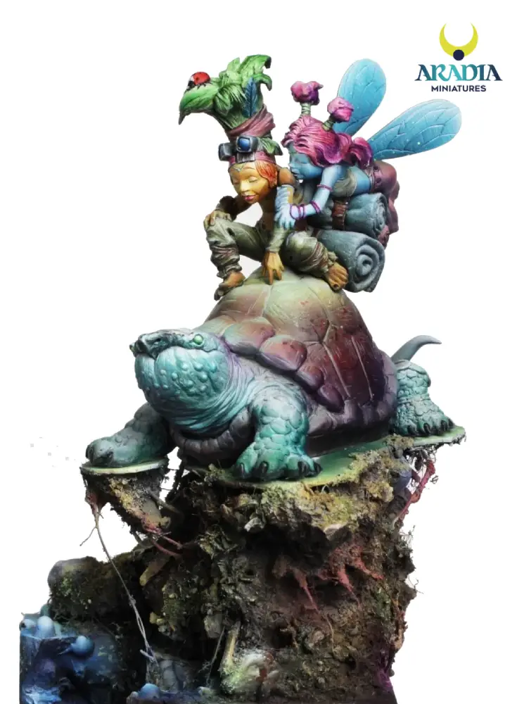 Aradia Minis Classic Sina and Knight figurine résine