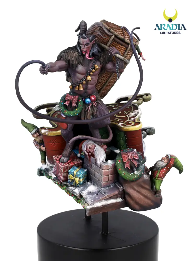 Aradia The night of the Krampus figurine résine à peindre