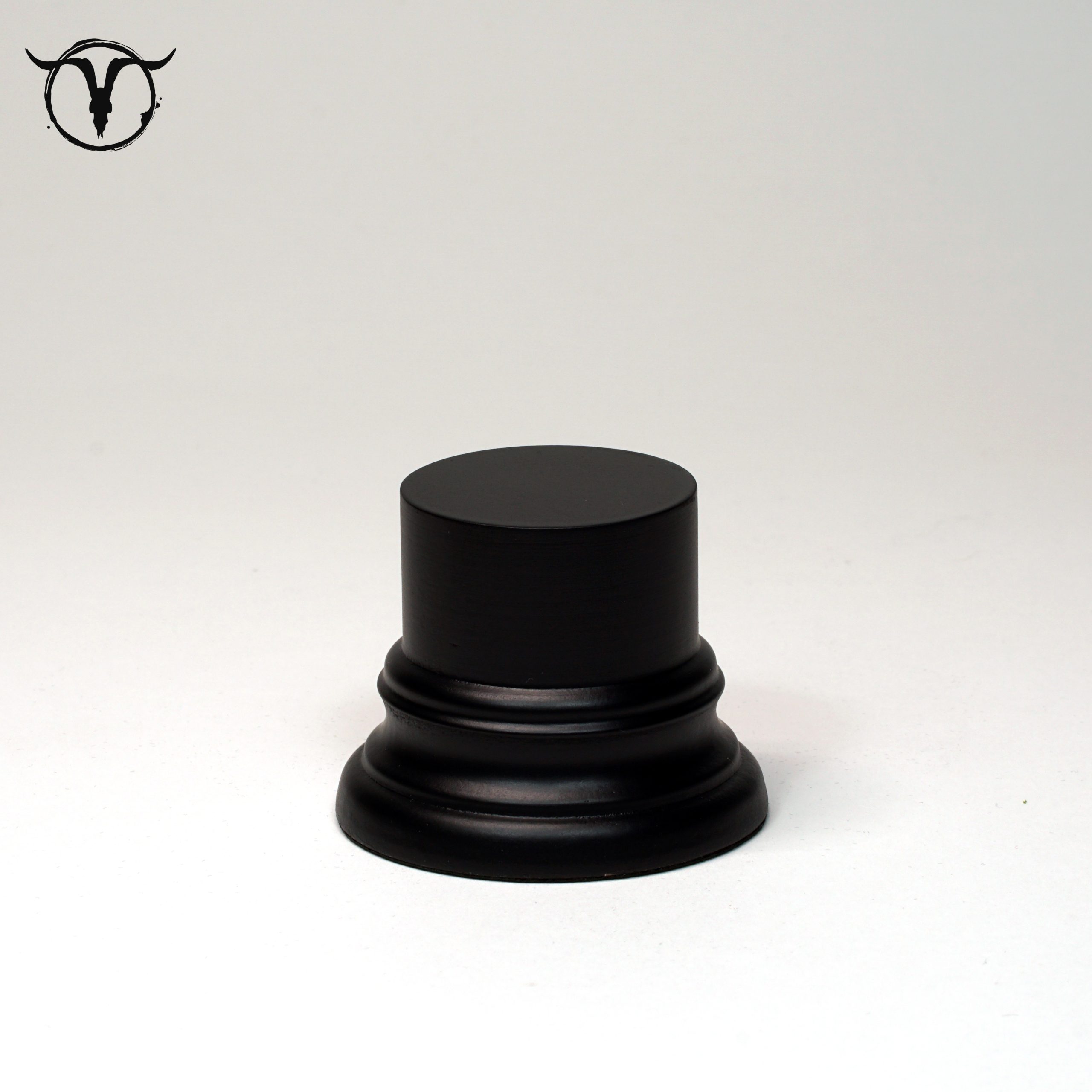 Akelarre Models socle bois rond noir 35 x 40 mm figurine