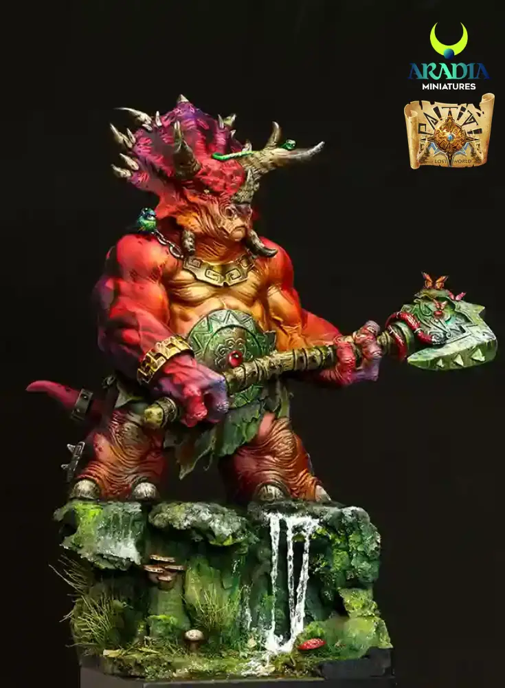 Aradia Minis Paititi Tricebestigon figurine résine à peindre