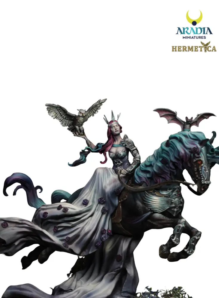 Aradia Minis Hermetica Lady of the Black Rose figurine résine