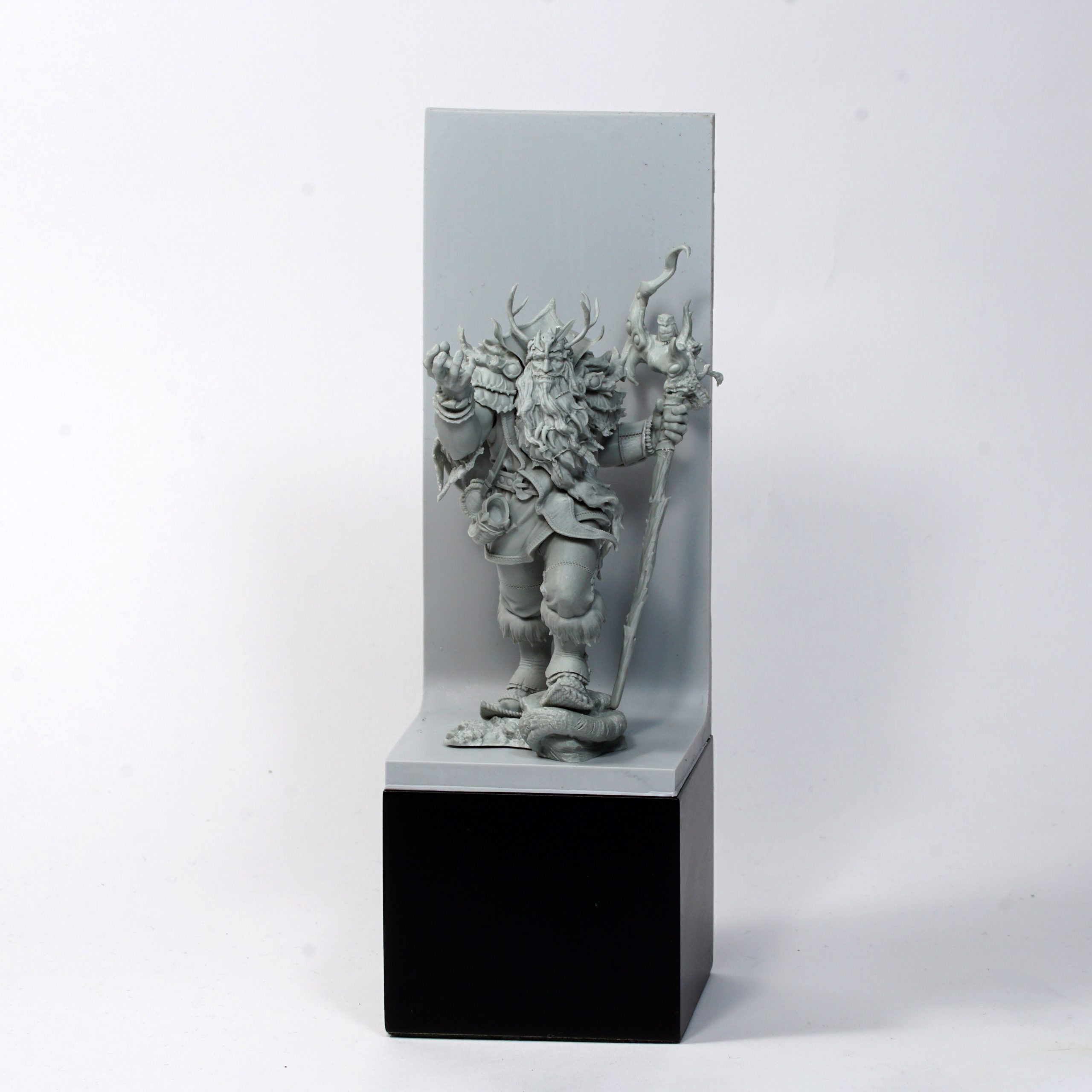Akelarre Models Plinths Resin Bottom fond résine 6x6x13 cm
