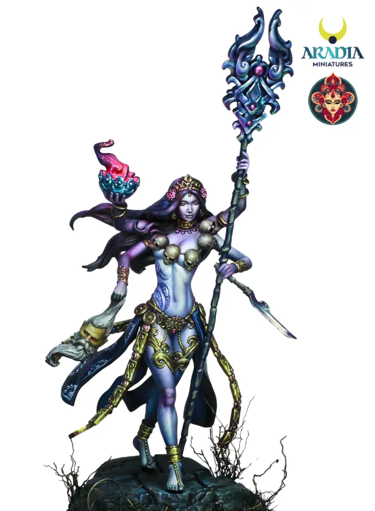 Aradia Minis Kali Yuga Kali figurine résine à peindre