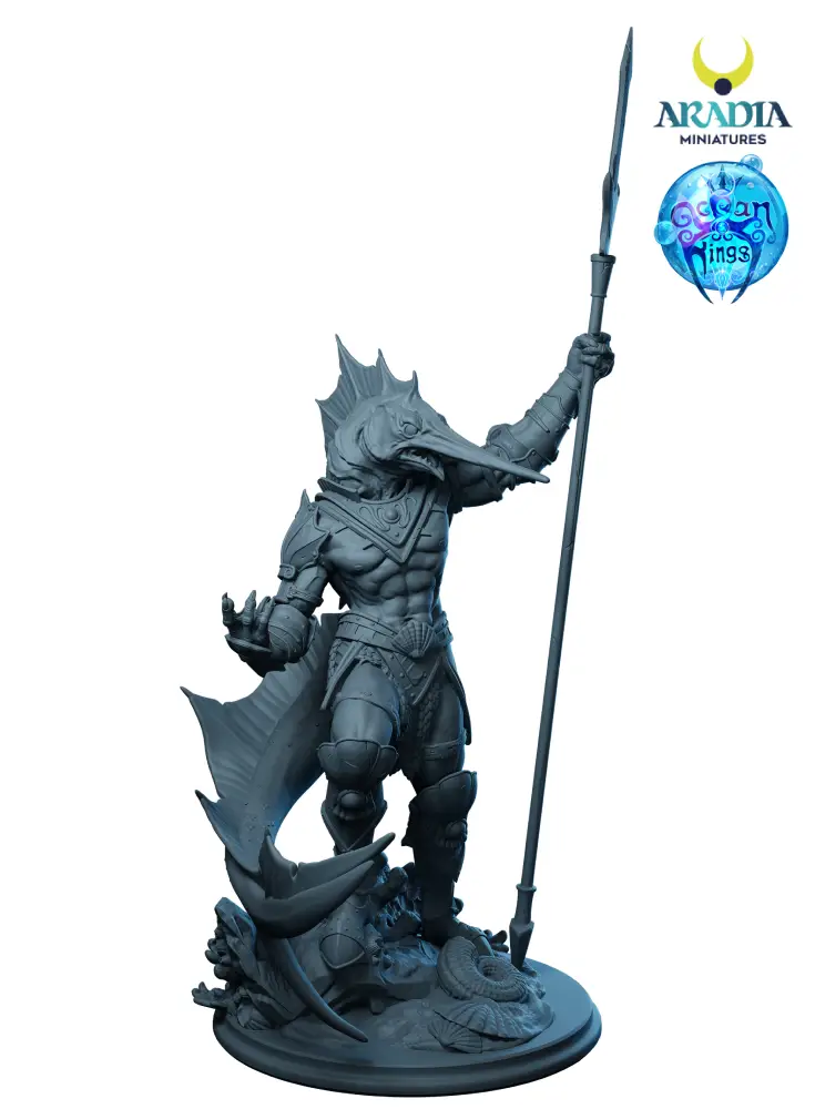 Aradia Minis Ocean Kings Aqualon Bladecrest figurine résine