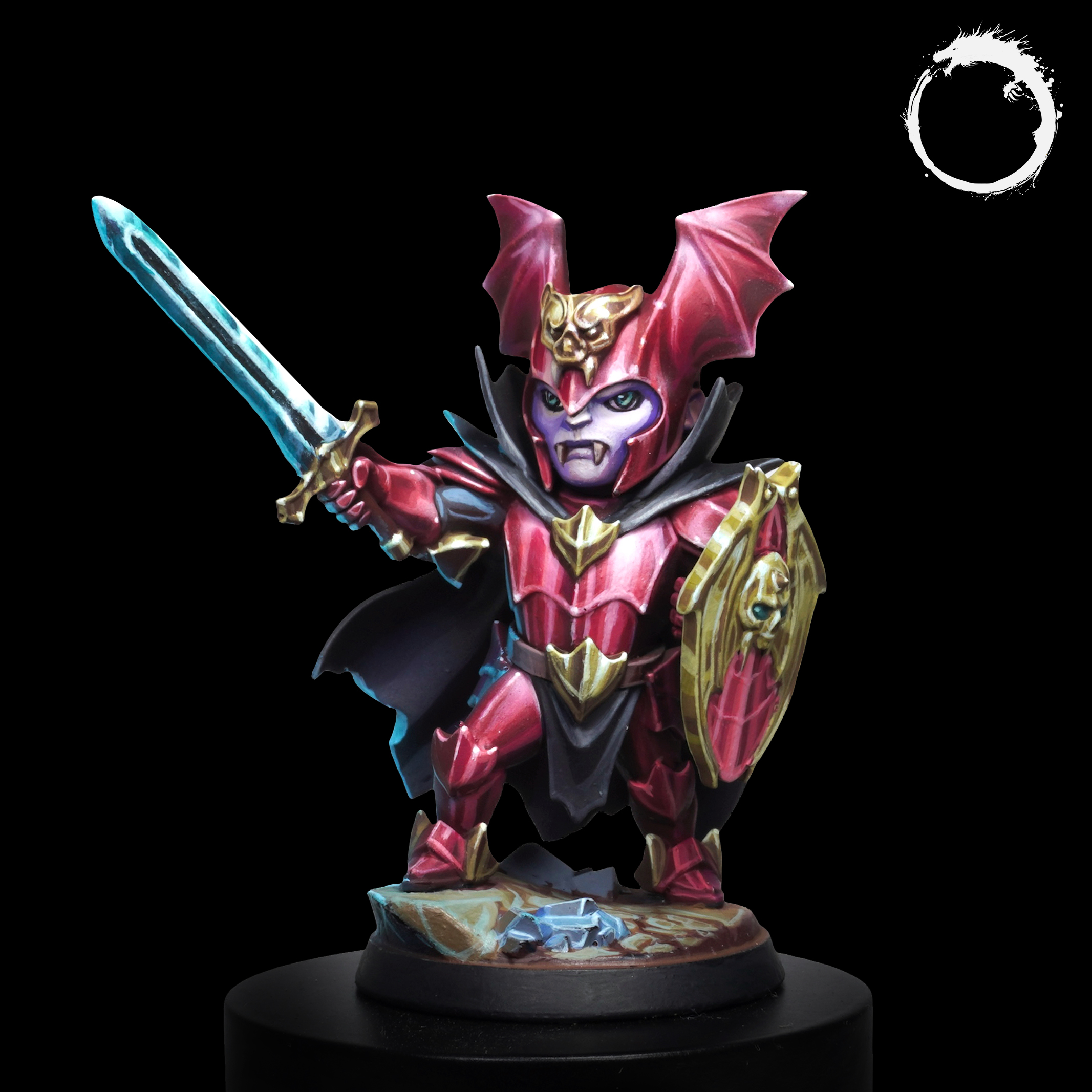 Akelarre 35 mm Chibi Dracul figurine résine vampire