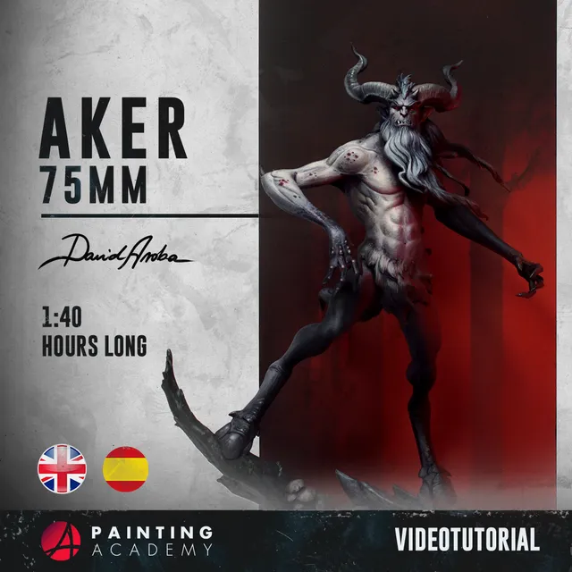 Akelarre Models 75/80 mm Aker 75mm vidéotutoriel peinture 1h40